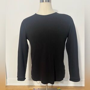 H&M Basic Waffle Crew Neck Long Sleeve T-shirt